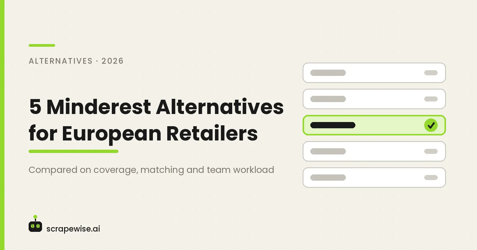 5 Minderest Alternatives for European Retailers (2026)