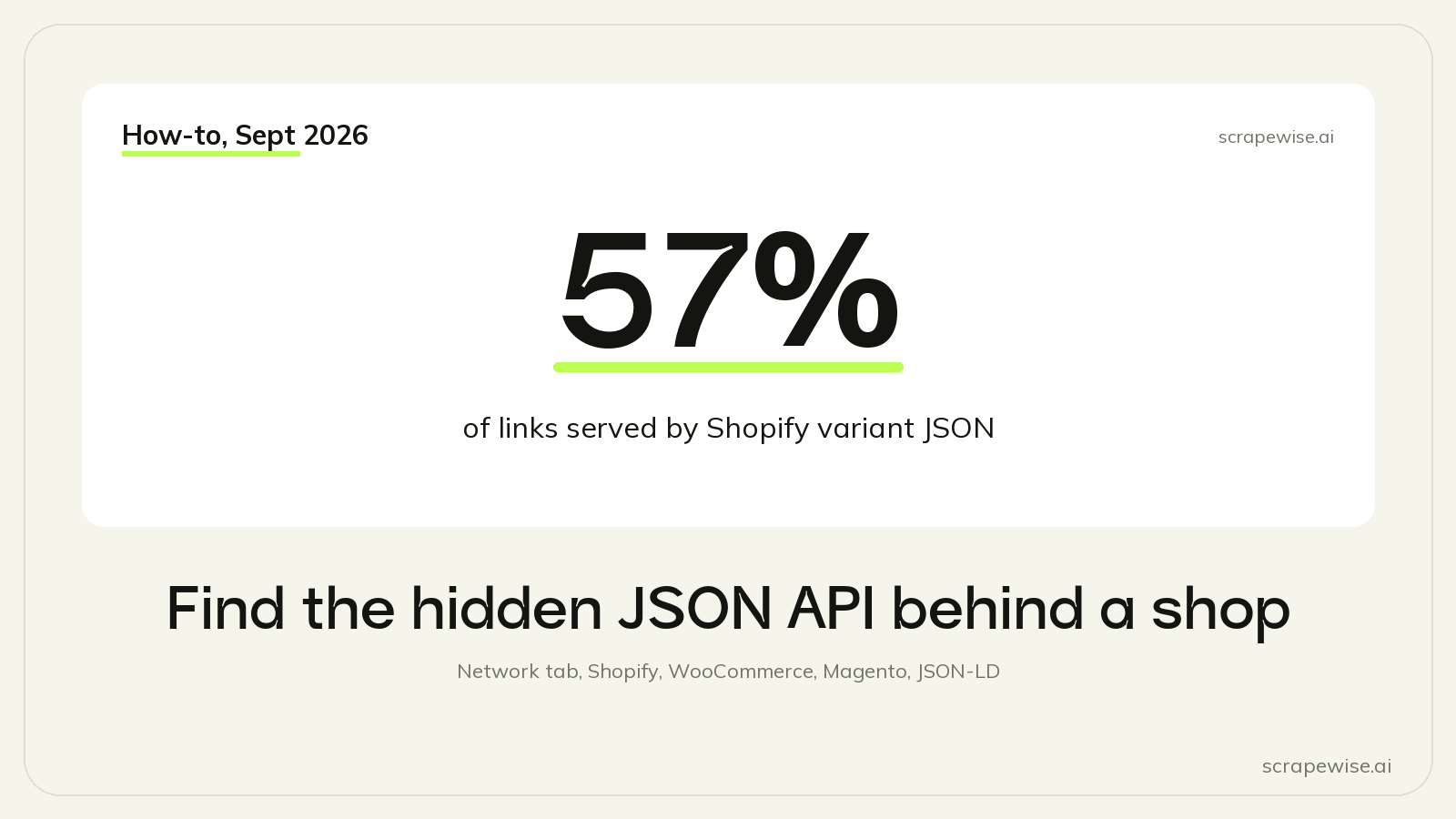 How to Find the Hidden JSON API Behind a Shop Page (and Why It Is Cheaper)