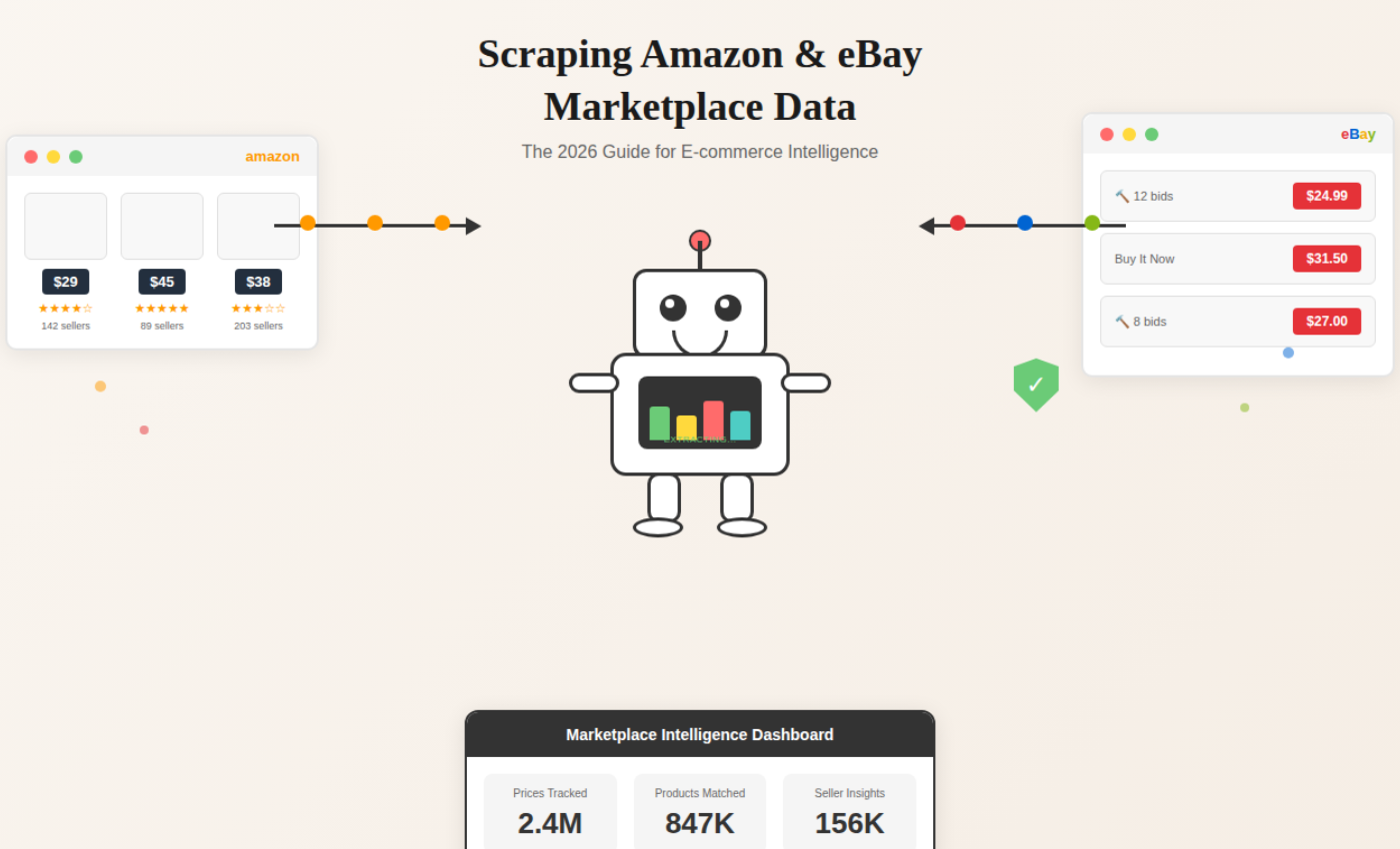 Scraping Amazon and eBay Marketplace Data: The 2026 Guide for E-commerce Intelligence