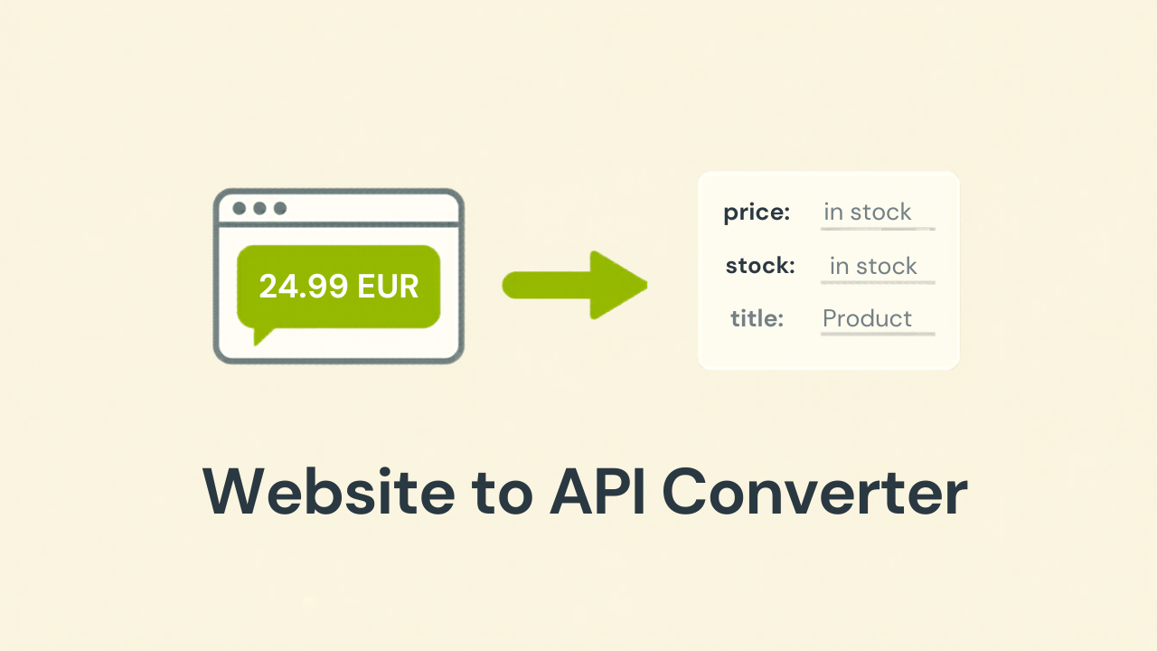 Website to API Converter: Get Live Competitor Product Data Without Code